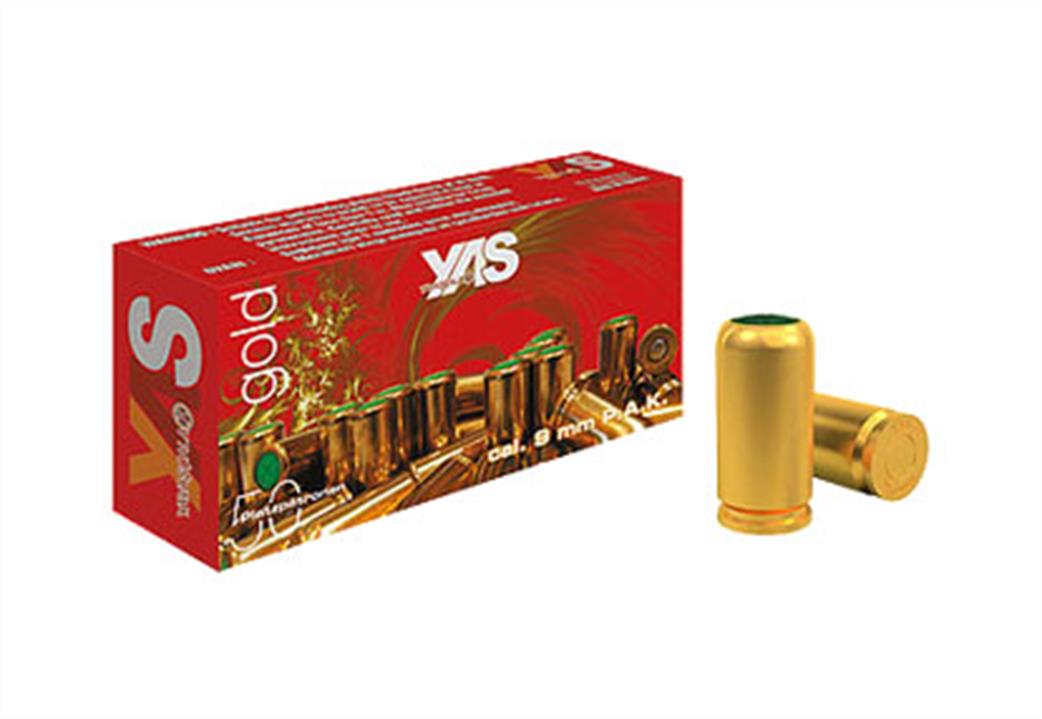 RTYYAS9M YAS 9mm Gold Blanks Pack of 50