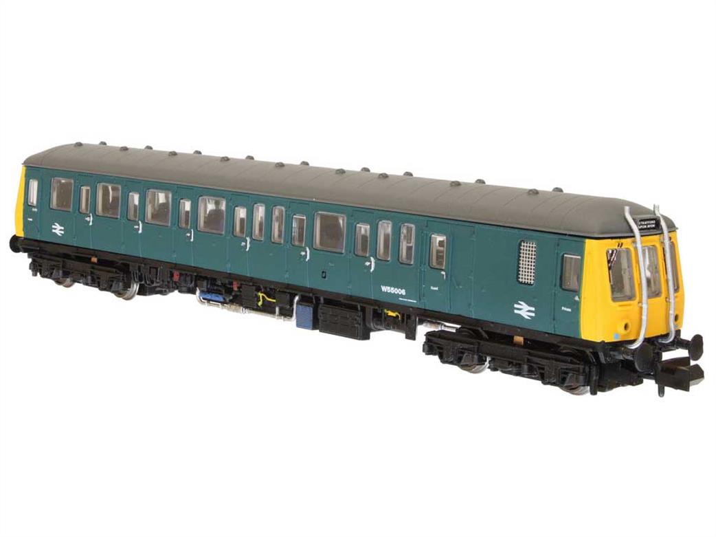 Dapol N 2D-015-006 BR W55006 Class 122 Gloucester Single Car DMU Rail Blue