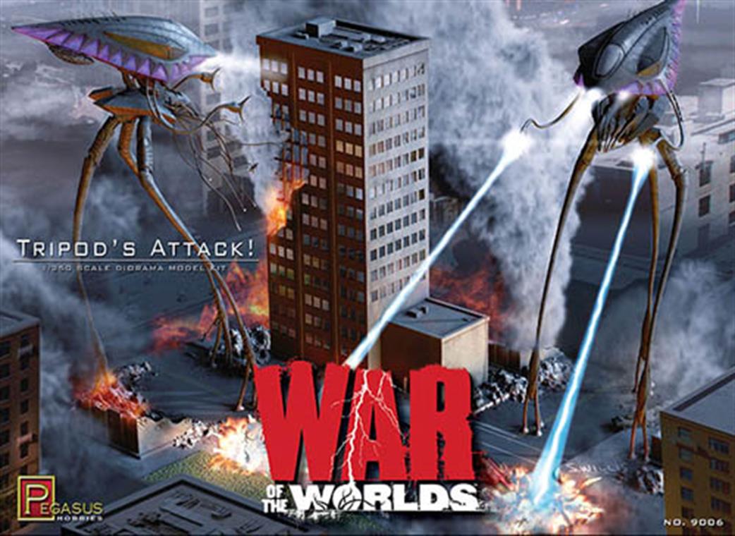 Pegasus Hobbies  9006 War of the Worlds Tripod's Attack Diorama Kit