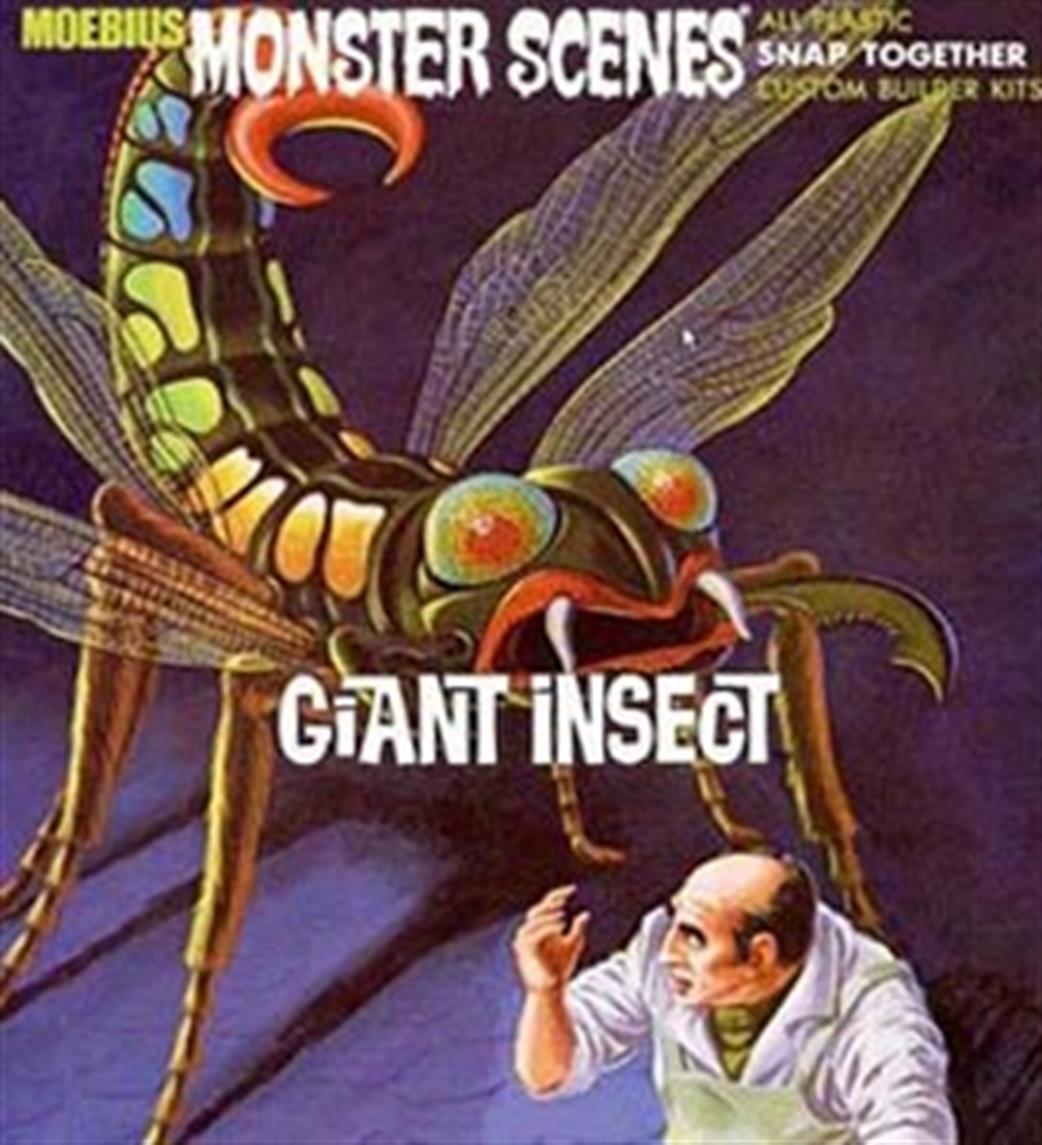 Moebius  643 Monster Scenes Giant Insect snap together kit