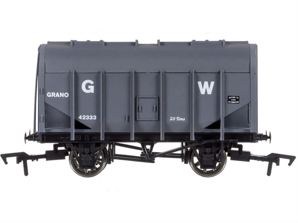 Dapol OO 4F-036-049 GWR GRANO 42333 Bulk Grain Covered Hopper Wagon GWR Goods Grey