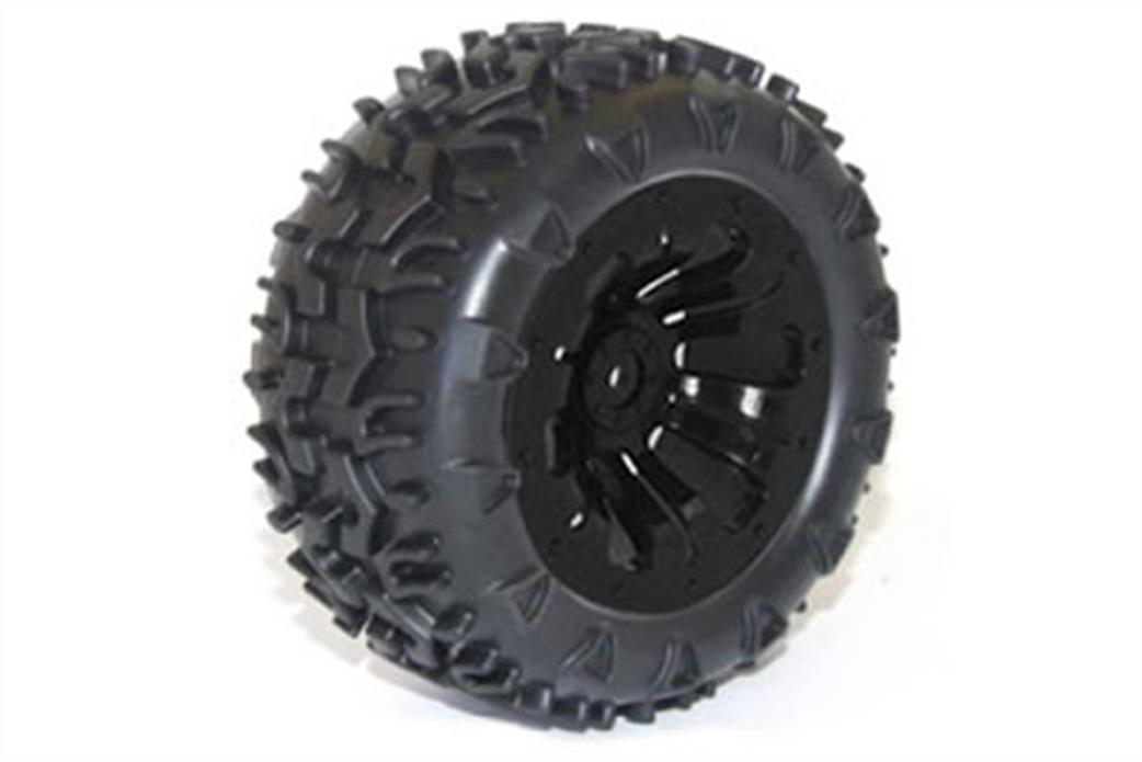 FTX  FTX6310B Carnage Wheels And Tyres Black/White One Pair