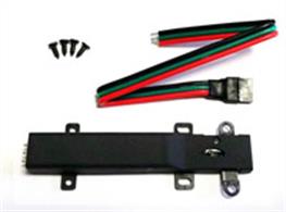 Pack of 5 general purpose surface mount point motors.suitable for leading UK brands of track.Supplied complete with wiring harnesses with reversible connectors and fixing screws.
