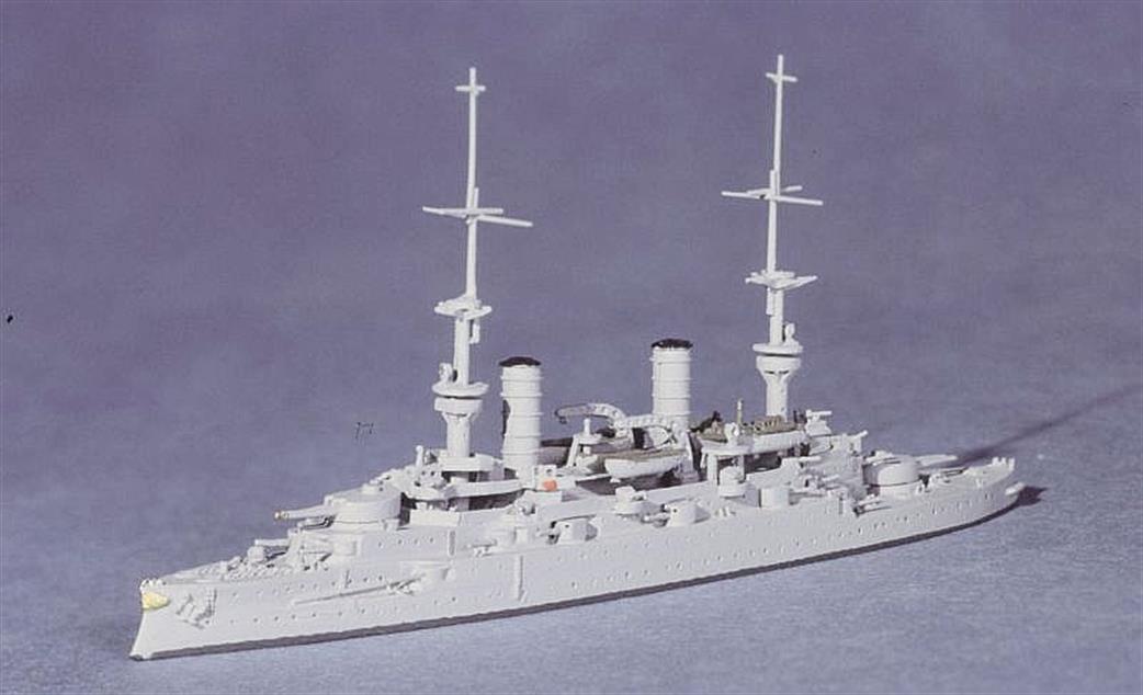 Navis Neptun 1/1250 13N SMS Kaiser Barbarossa, German pre-Dreadnought battleship, 1900