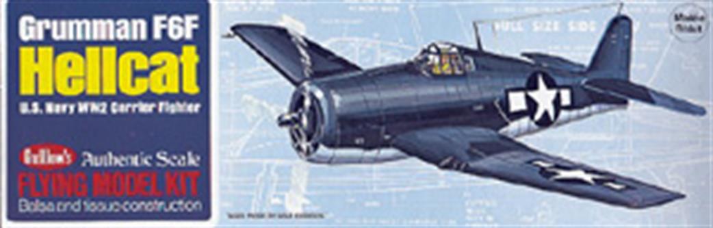 Guillows  503 F6F Hellcat WW2 US Fighter balsa Aircraft Kit