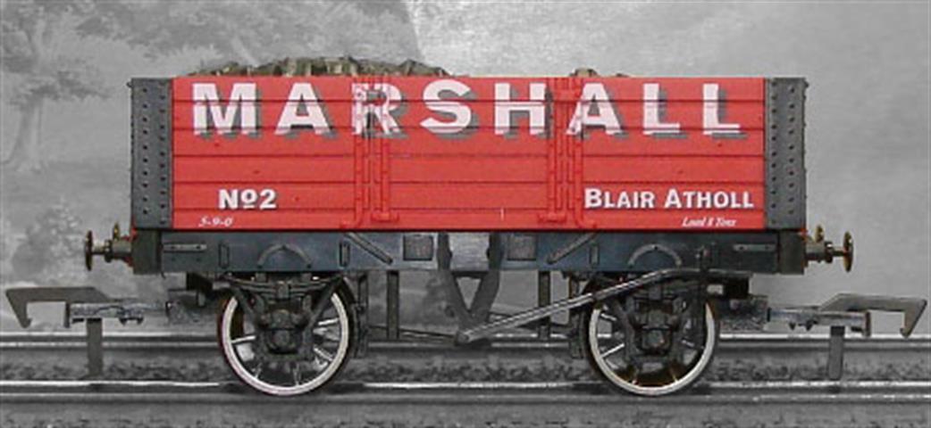 Dapol OO 4F-052-029 Marshall 5-Plank Open Coal Wagon