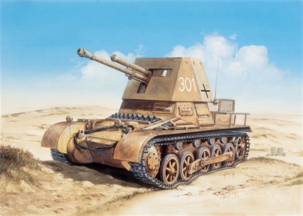 Italeri 1/72 7058 German WW2 Panzerjager 1 4.7cm Pak Self Propelled Gun Kit