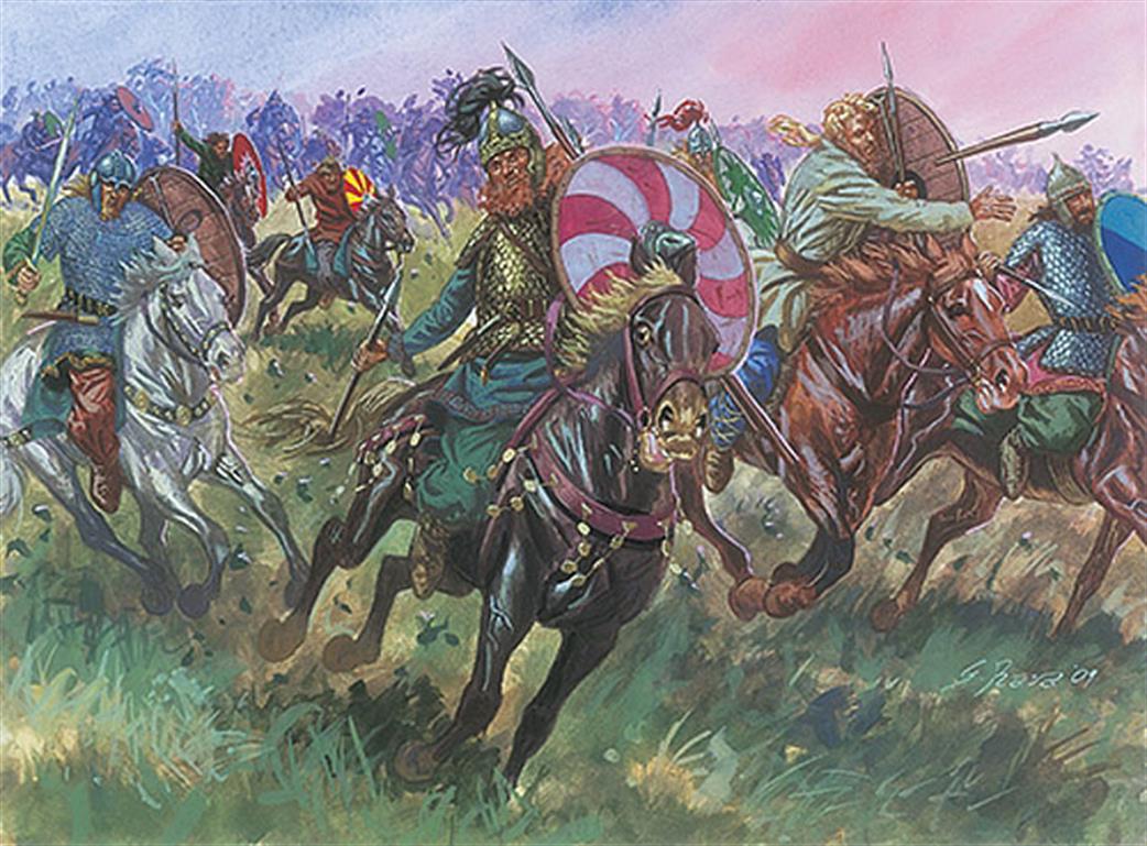 Italeri 1/72 6138 Gothian Cavalry Late Roman Empire Figure Set