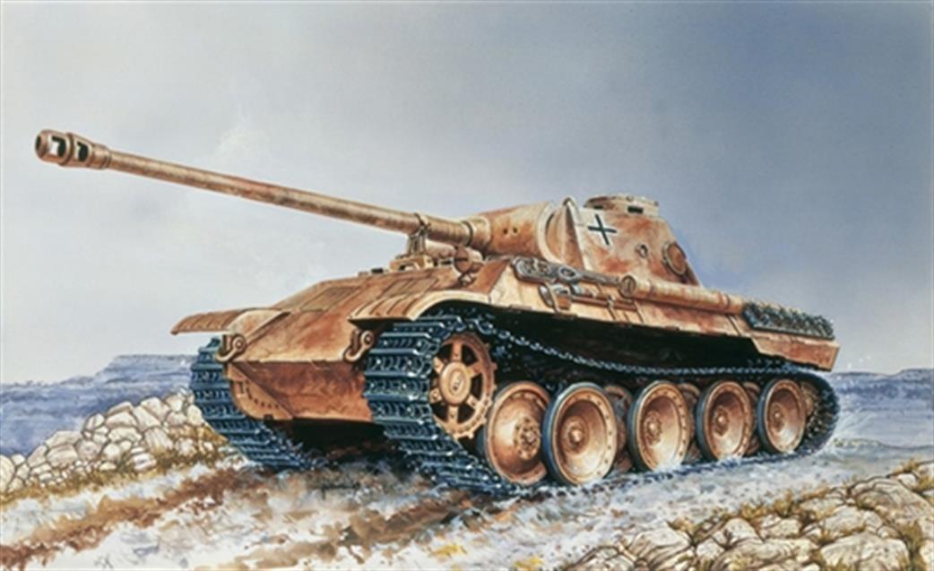 Italeri 1/35 6473 Panther Ausf D German WW2 Tank Kit