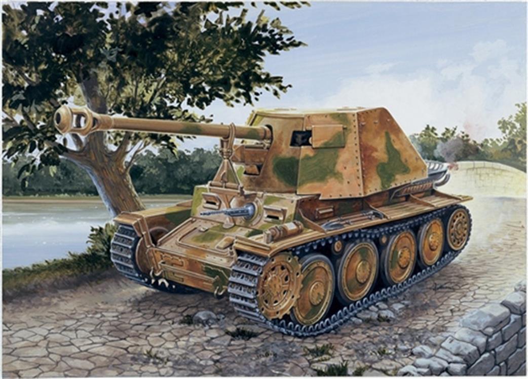 Italeri 1/72 7060 German 139 Panzerjager Marder III SPG Kit