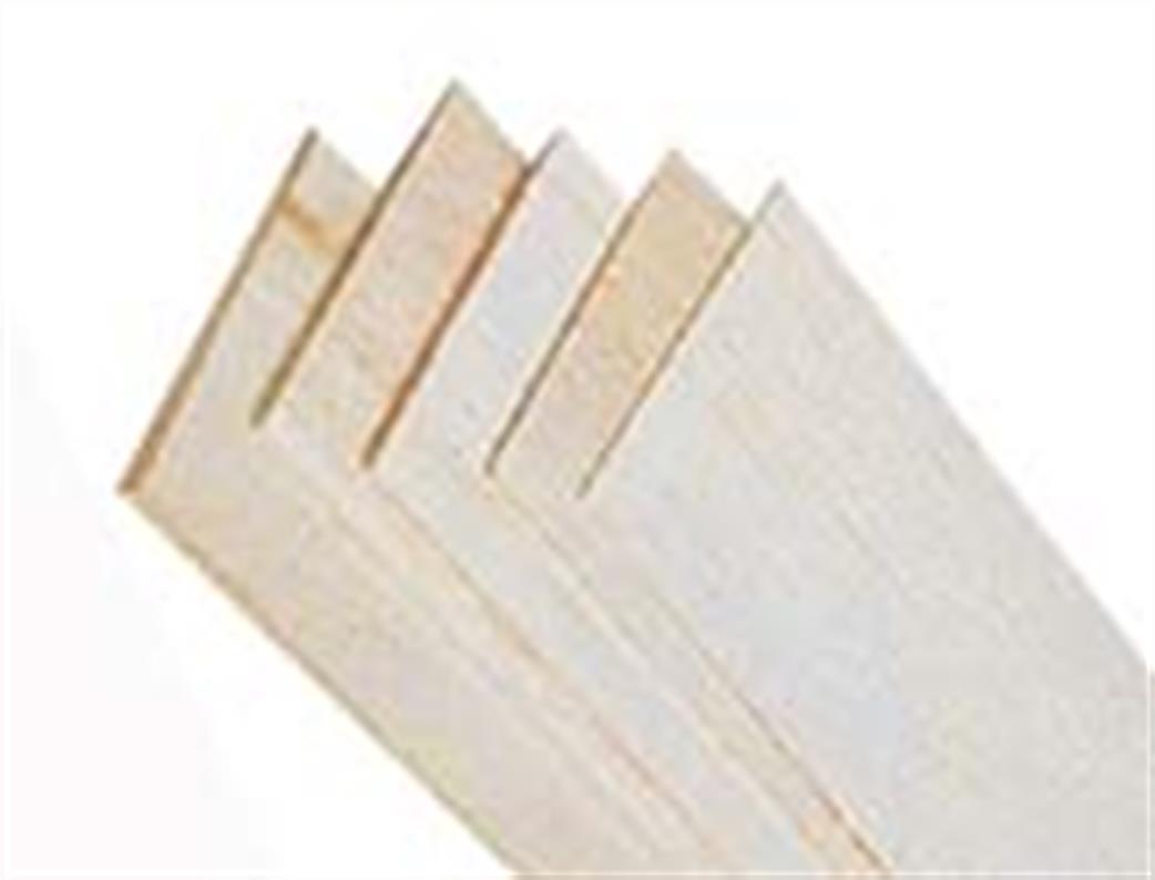 Tasma Products TAS000057 2.5mm x 155mm x 915mm Balsa wood Sheet (approx 3/32 x 6 x 36in)