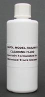 Track cleaning fluid formulated for use with the Dapol B800 and Tomix track cleaning cars. Contains a residue free solvent. 100ml bottle