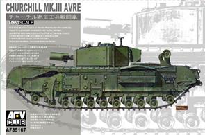 AFV 1/35 Churchill Mk111 AVRE WW2 Tank Kit AF35167