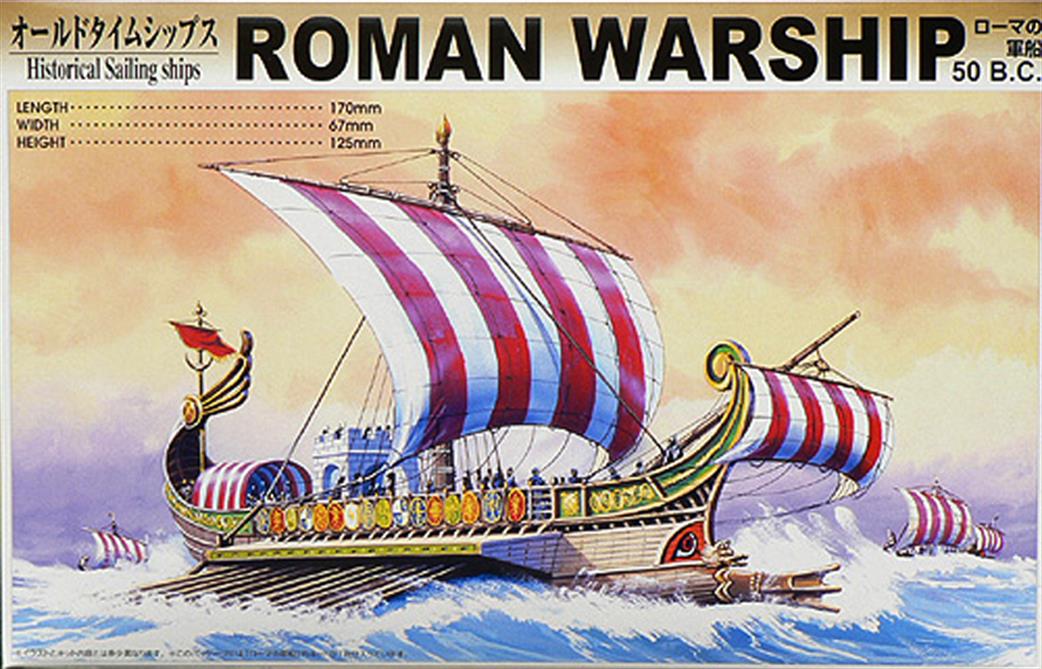 Aoshima 04316 Roman Warship 50BC Kit