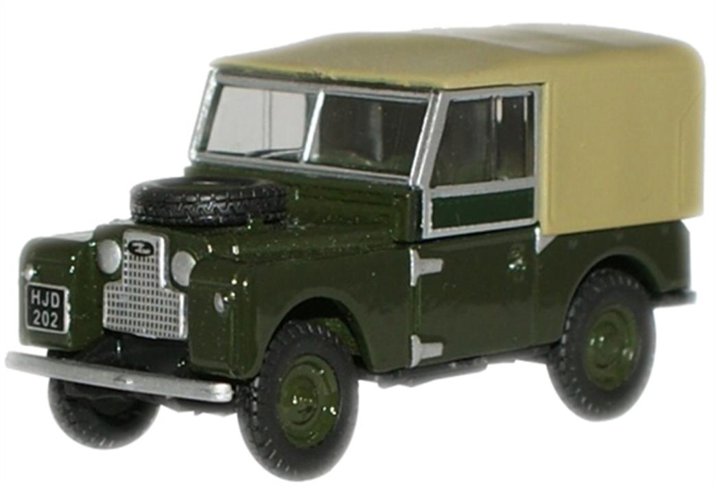 Oxford Diecast 1/76 76LAN188009 Land Rover 88 Canvas Bronze Green