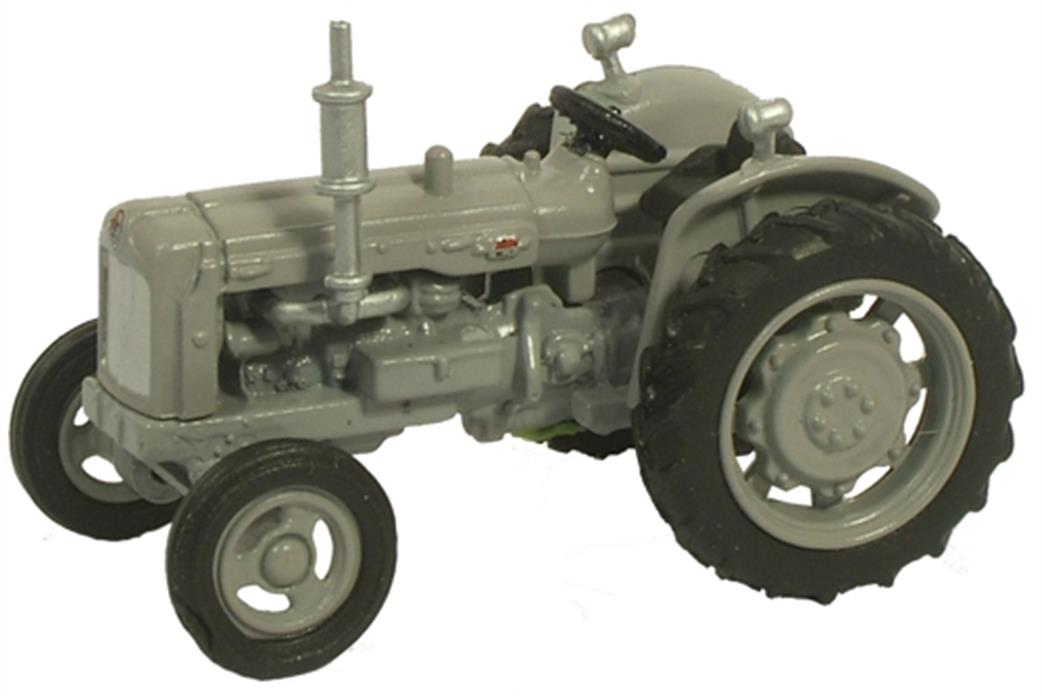 Oxford Diecast 1/76 76TRAC004 Fordson Tractor Matt Grey Diecast Model