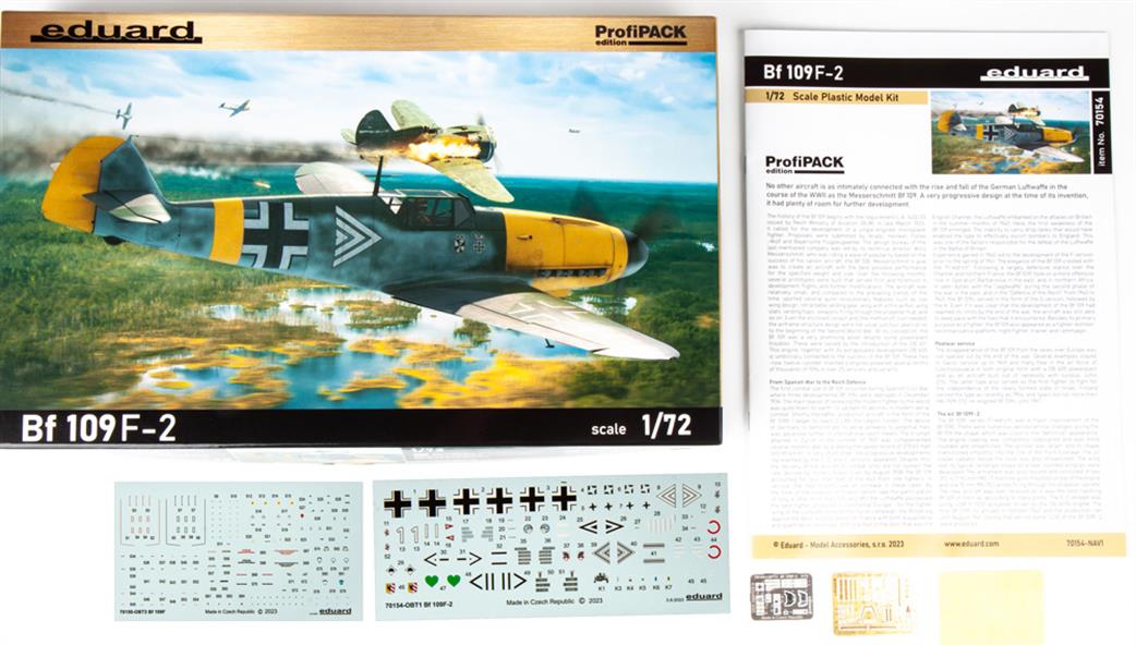 Eduard 70154 Bf 109F-2 Profipak Plastic Kit  1/72