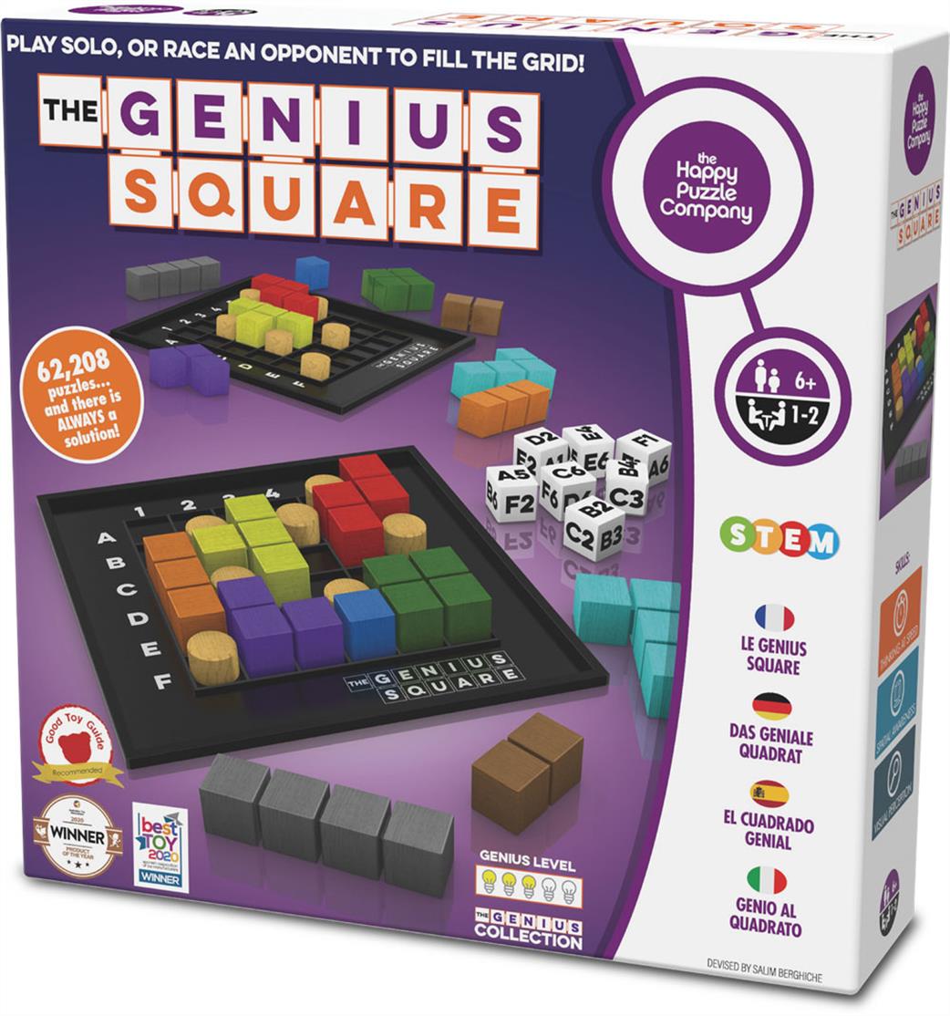 The Happy Puzzle Company  HPCGNS The Genius Square Game