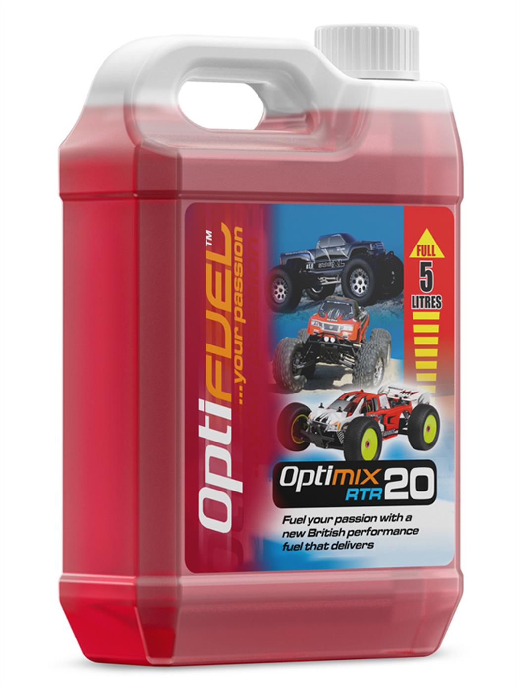 Optifuel  OP1006K Optimix RTR Buggy Nitro Fuel 20% 5 Litres