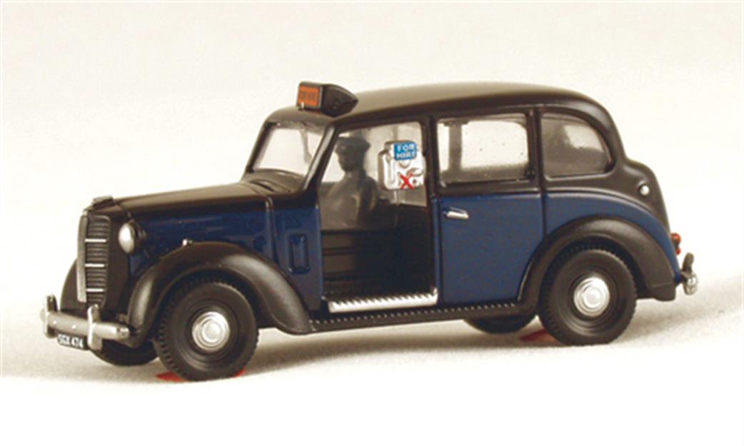 Classix Scenix 1/76 EM76829 Austin FX3 London Taxi Black/Dark Blue