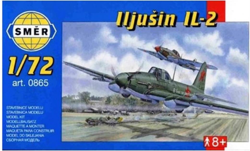 Smer 1/72 0865 Ilyushin IL-2 Stormovick Aircraft Model