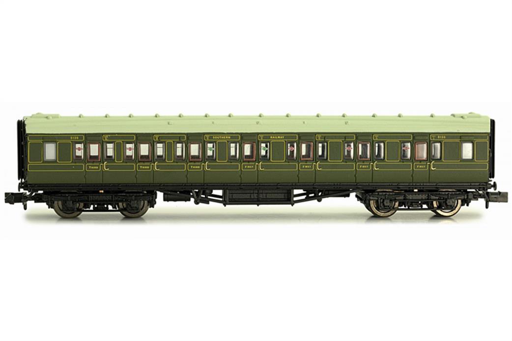 Dapol N 2P-012-153 Maunsell Coach SR Composite Lined Green  5139