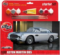 Airfix 1/32 Aston Martin DB5 Starter Set A50089This Aston Martin Gift Set includes 2 brushes, 6 acrylic paints and glue