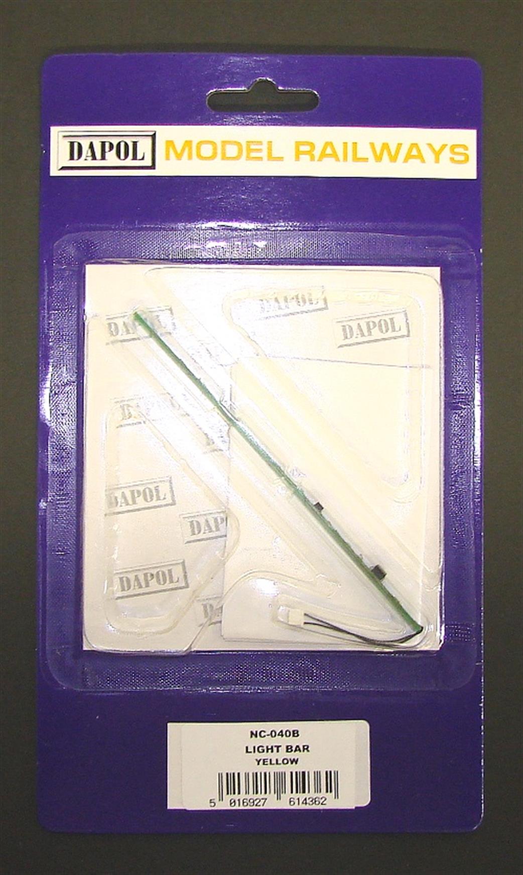 Dapol N 2A-000-040 Yellow Drop-In Light Bar Tungsten Lighting Pre-BR & Mk1 Coaches