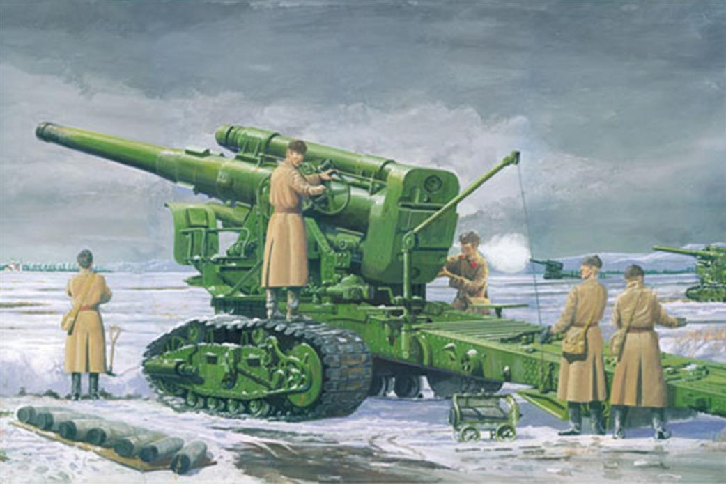 Trumpeter 02307 B-4 M1931 203mm Howitzer Russian WW2 Heavy Artillery Piece 1/35