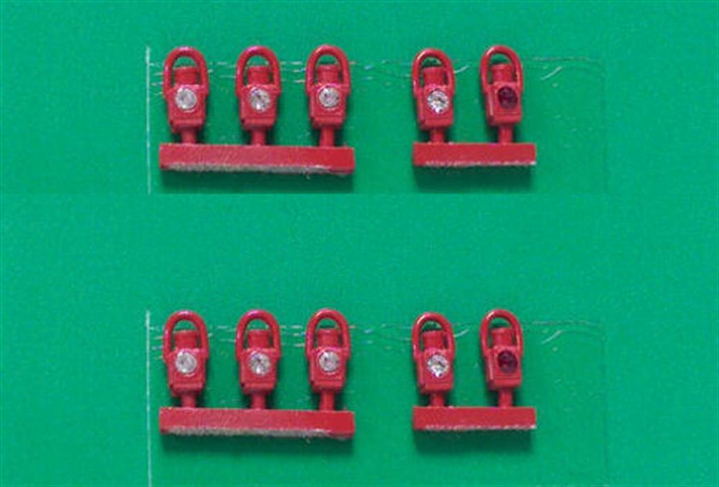 Springside OO DA2/10 GWR Locomotive Head and Tail Lamps x10
