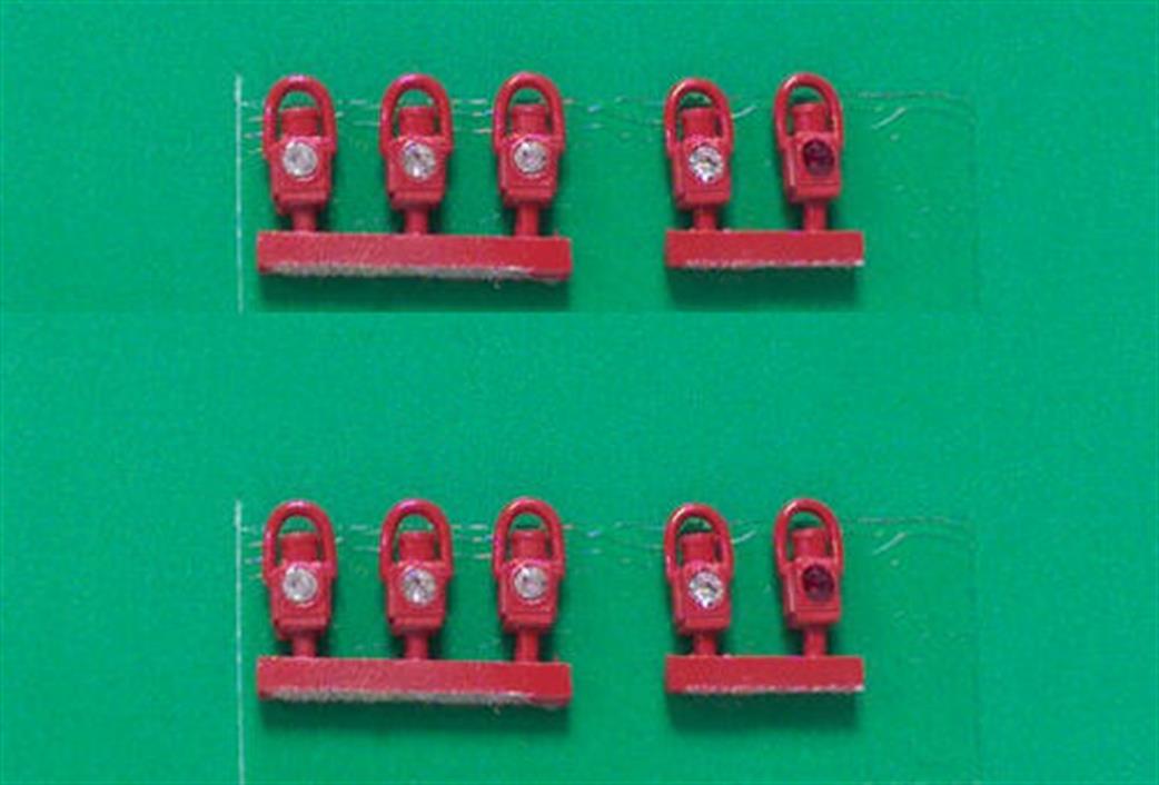Springside OO DA2/10 GWR Locomotive Head and Tail Lamps x10