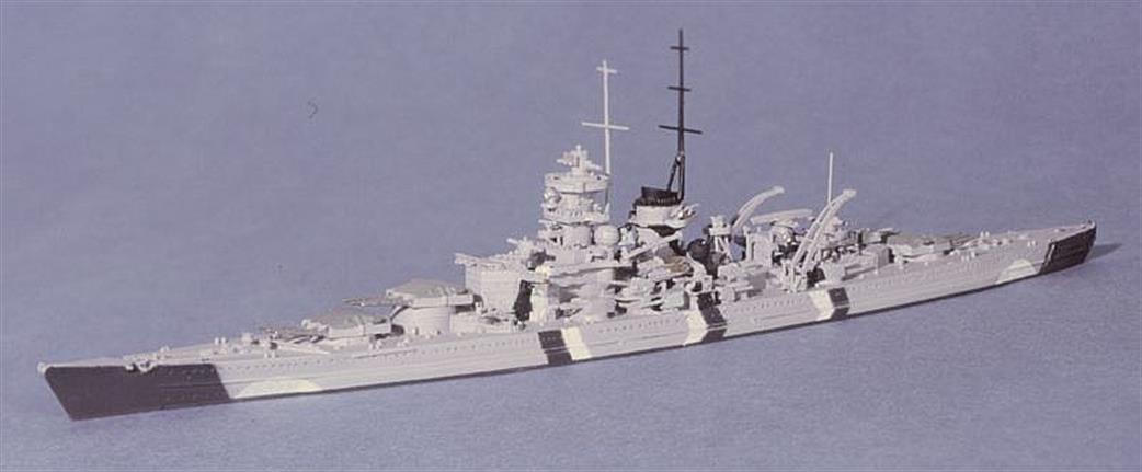 Navis Neptun T1004 KMS Gneisenau in Baltic camouflage during 1941 diecast model ship 1/1250