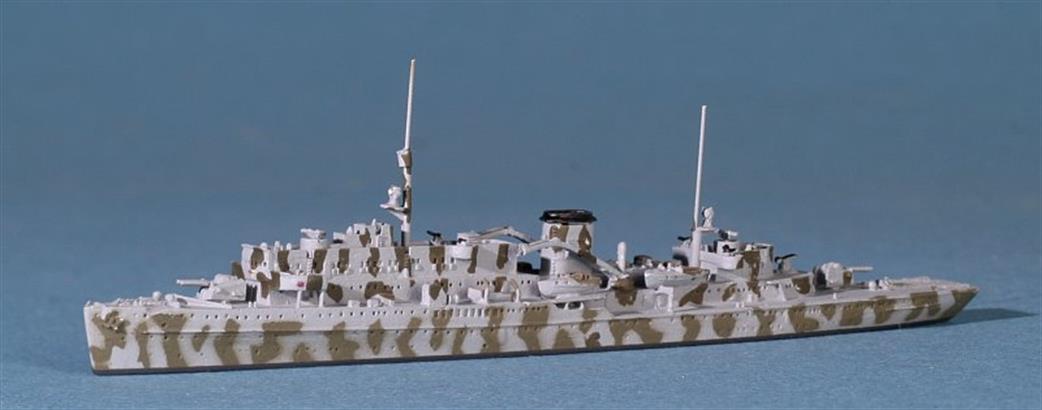 Navis Neptun 1/1250 T1090 Wilhelm Bauer, a submarine depot ship in camouflage (1940)