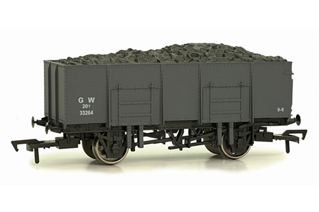 Dapol OO 4F-038-005 GWR 20-Ton Steel Bodied Open Coal Wagon