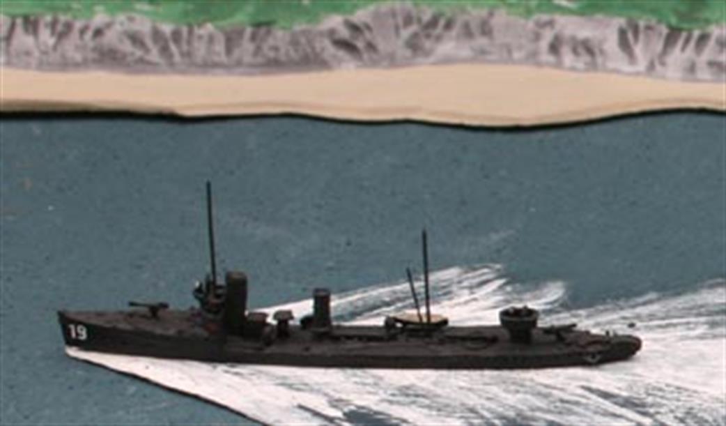 Rhenania 1/1250 RS46-S19 S19 a German torpedo boat from WW1 waterline model