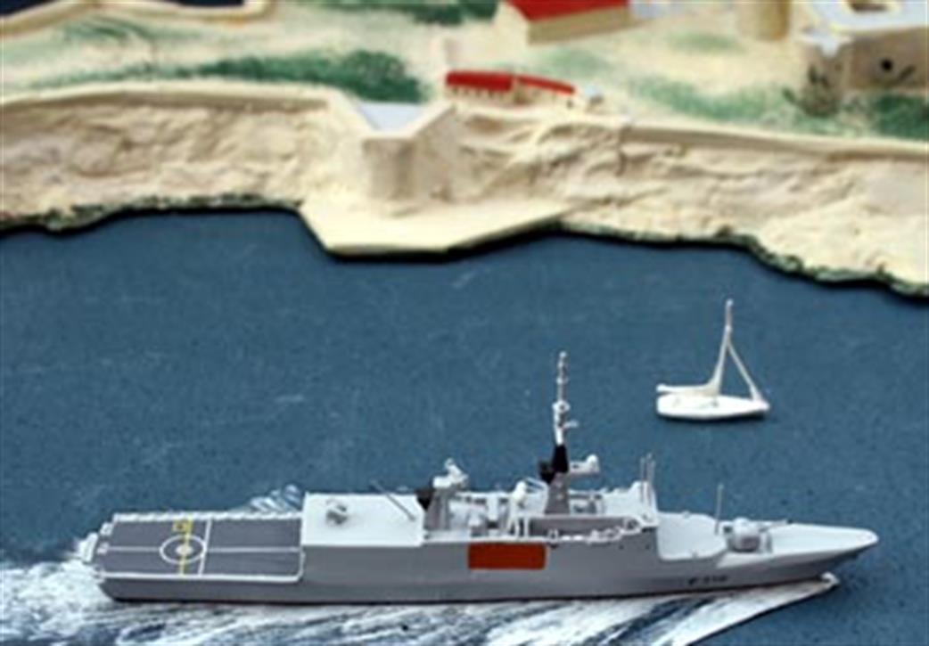 Klabautermann 1/1250 KLA-X6-710 La Fayette, 710, a French Stealth Frigate