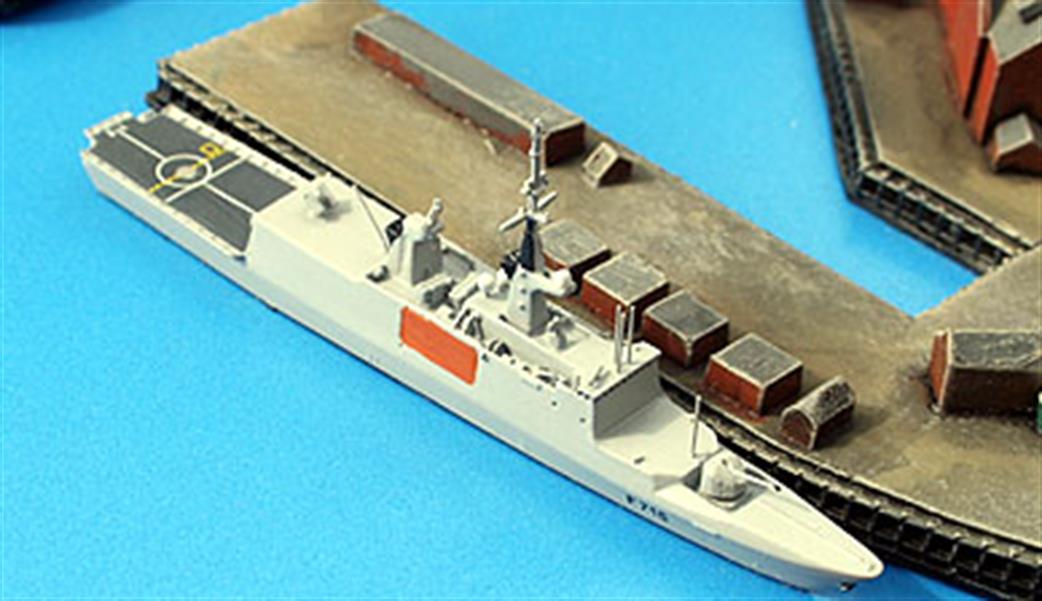 Klabautermann 1/1250 KLA-X6-712 Courbet, 712, a French Stealth Frigate
