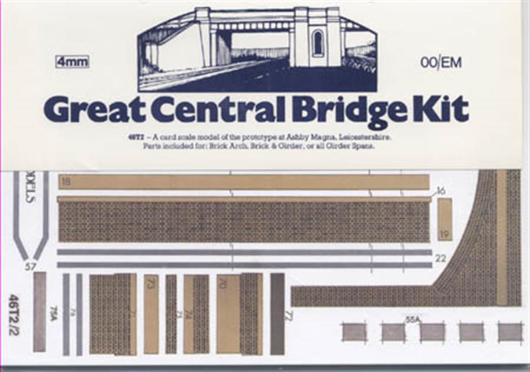 Prototype Models OO 46T2 Victorian Bridges Card Kit
