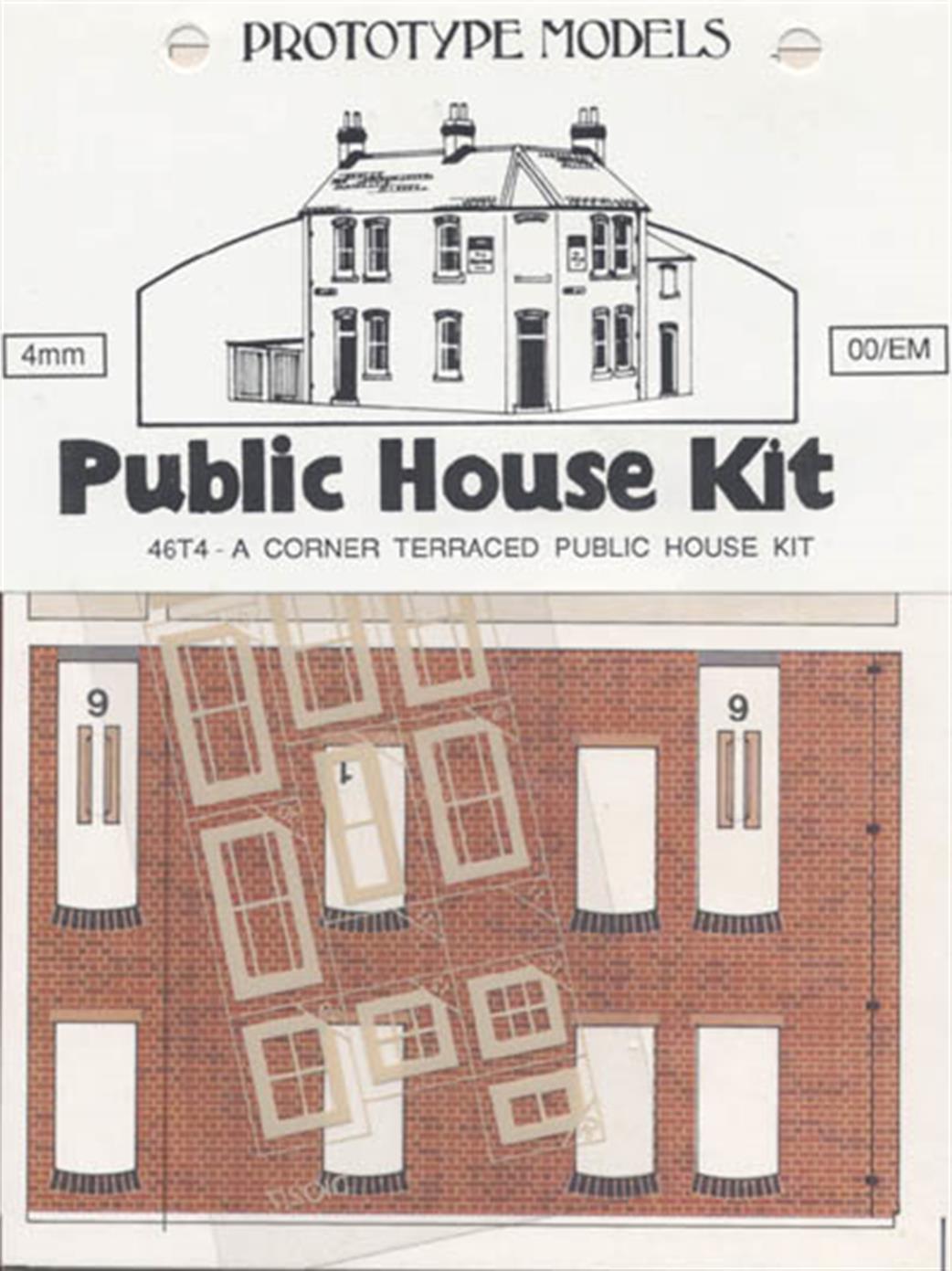 Prototype Models OO 46T4 Victorian Corner Terrace Public House