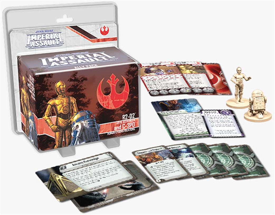 Fantasy Flight Games  SWI12 R2-D2 and C-3PO Ally Pack for Star Wars Imperial Assault