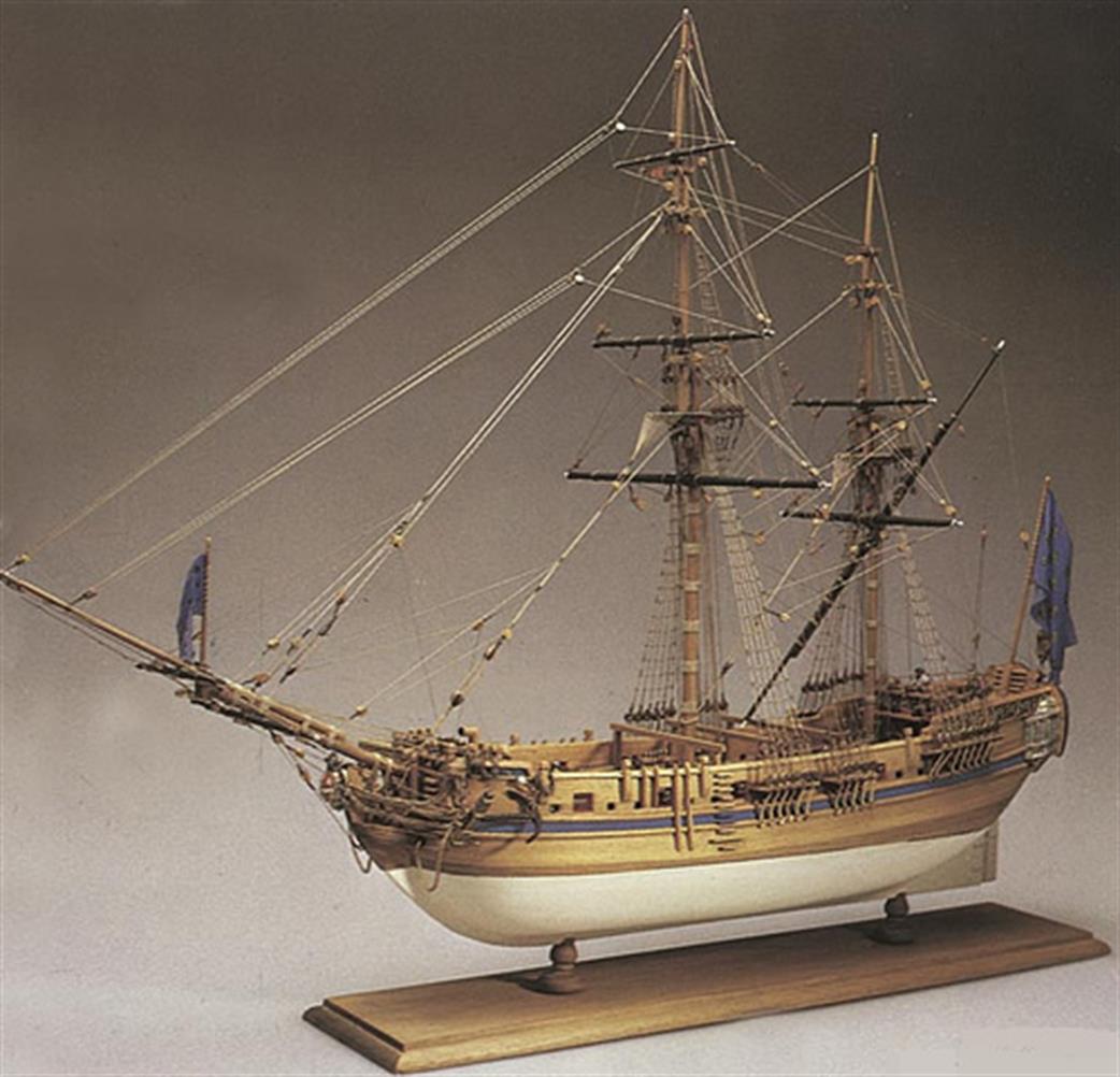 Amati 1/75 1423/01  Bomb Ketch Nave Bombarda Del 1700 Wooden Ship kit
