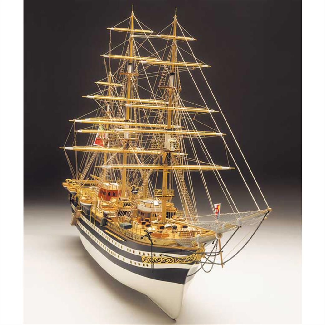 Mantua/Sergal 799  Amerigo Vespucci Wooden Sail Training Ship Kit 1/100