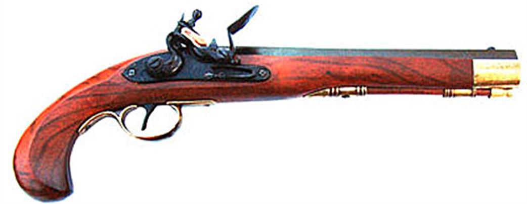 Denix 1/1 1198 Kentucky Flintlock Pistol 19th Century
