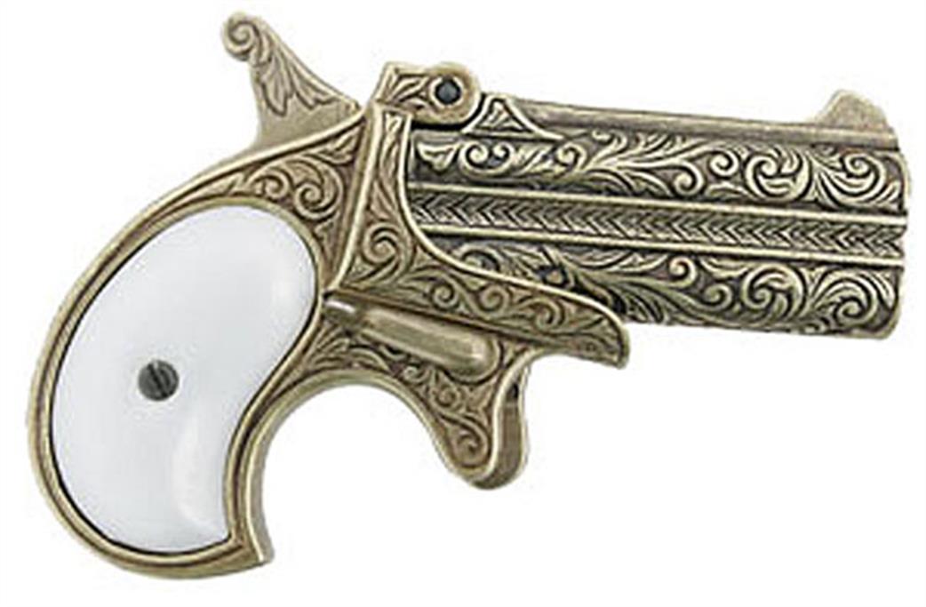 Denix 1/1 1262L 1866 Double Barrelled Derringer Pistol