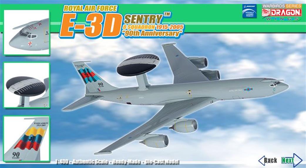 Academy 1/144 12629 Boeing E-3G Sentry USAF AEW & C Plastic Kit
