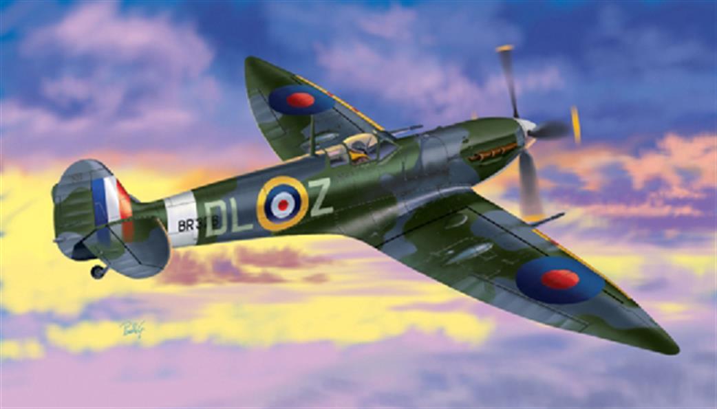 Italeri 1307 RAF Spitfire Mk VI Fighter kit 1/72