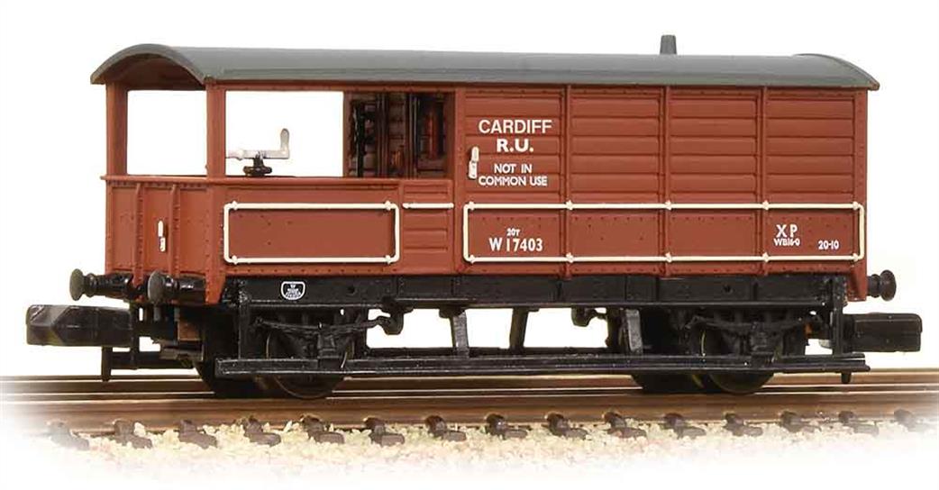 Graham Farish N 377-377A BR(w) Toad Brake Van Bauxite