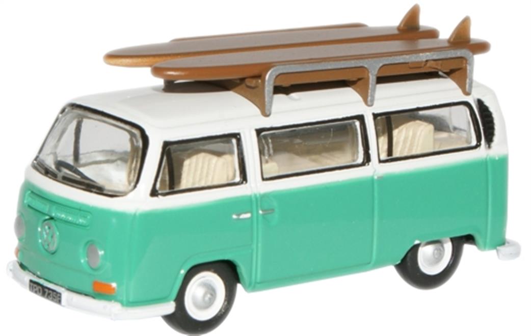 Oxford Diecast 1/76 76VW007 VW Bus/Roofrack/Surfboards