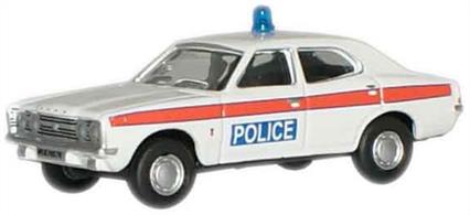 Oxford Diecast 1/76 Ford Cortina MkIII Devon &amp; Cornwall Police 76COR3004