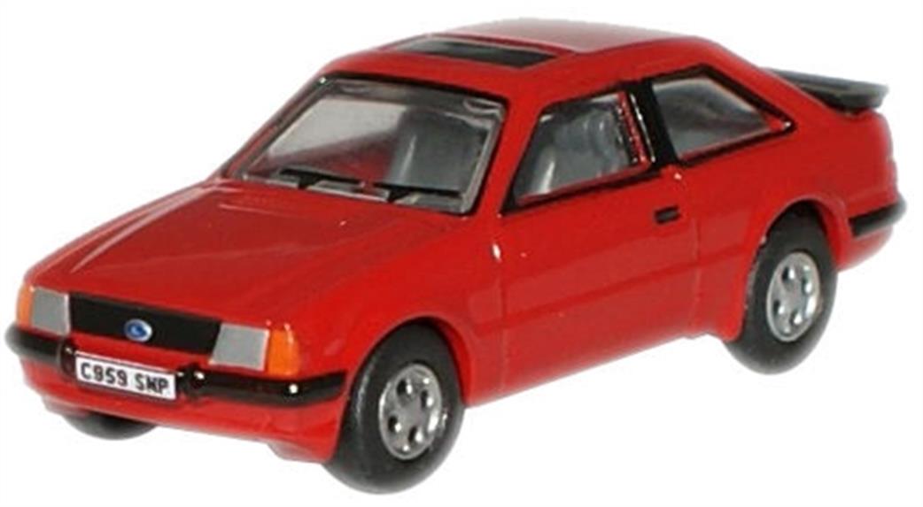 Oxford Diecast 1/76 76XR004 Ford Escort XR3i Rosso Red